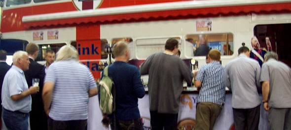 2011 Great British Beer Festival - Bombadier Bus
